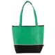 Zippered Top rPET Non-Woven Cooler Tote