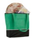 Zippered Top rPET Non-Woven Cooler Tote