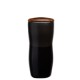 Tarrazu Double Wall Ceramic Tumbler w/ Wood Lid, 12oz.
