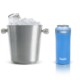 Liquid Fusion® Double Wall Stainless Steel Skinny Can Cooler, 12oz.