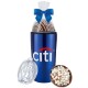 Classic Milk Hot Chocolate Bomb & Straight Tumbler w/ Plastic Liner Gift Set