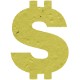 Dollar Sign Seed Paper Shape w/ Bookmark