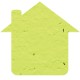 House Seed Paper Shape w/ Bookmark