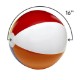 Translucent Bright Colors Beach Ball, 16"