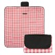 Gingham Roll-Up Picnic Blanket, 59" x 57"