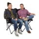 Double Seater Polyester Folding Chair