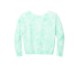 Port & Company® Beach Wash® Cotton/Poly Fleece Cloud Tie-Dye V-Neck Ladies' Sweatshirt