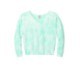 Port & Company® Beach Wash® Cotton/Poly Fleece Cloud Tie-Dye V-Neck Ladies' Sweatshirt
