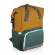 On The Go Roll-Top Polyester Cooler Backpack