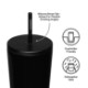 Corkcicle® Triple Insulated Cold Cup w/ Straw, 24oz.