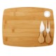 Three-Piece Bamboo Cheese Board Set