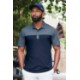 Port Authority® Fine Pique Blend Blocked Men's Polo