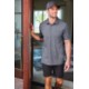 TravisMathew® Oceanside Cotton/Poly Heather Pocket Men's Polo