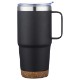Cortina Vacuum Insulated Travel Mug w/ Cork Base, 24oz.
