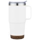 Cortina Vacuum Insulated Travel Mug w/ Cork Base, 24oz.