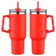 Genoa Vacuum Insulated Travel Mug w/ Straw, 40oz.