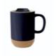 Valo Ceramic Lidded Mug, 14oz.
