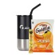 Sugar Free 4C® Tea 2 Go® Packet, Goldfish & Tumbler w/ Stainless Steel Straw Set