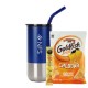 Sugar Free 4C® Tea 2 Go® Packet, Goldfish & Tumbler w/ Stainless Steel Straw Set