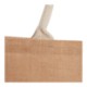Jute Shopper Tote w/ Recycled Cotton Pocket