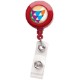 Translucent Better Round Badge Reel, Belt Clip