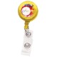 Translucent Better Round Badge Reel, Belt Clip