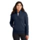 Nike® Club Fleece Tri-Blend Sleeve Swoosh Ladies' 1/2 Zip