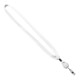 New Polyester "Shoelace" Lanyard with Retractable Badge Reel, 5/8"