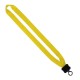 Polyester Lanyard with Plastic Clamshell and O-Ring, 3/4"