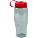 Transparent Grip Poly-Pure Sport Bottle, 27oz. - Tethered Lid