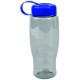 Transparent Grip Poly-Pure Sport Bottle, 27oz. - Tethered Lid
