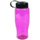 Transparent Grip Poly-Pure Sport Bottle, 27oz. - Tethered Lid
