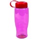 Transparent Grip Poly-Pure Sport Bottle, 27oz. - Tethered Lid