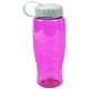 Transparent Grip Poly-Pure Sport Bottle, 27oz. - Tethered Lid