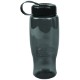 Transparent Grip Poly-Pure Sport Bottle, 27oz. - Tethered Lid