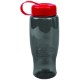 Transparent Grip Poly-Pure Sport Bottle, 27oz. - Tethered Lid