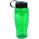 Transparent Grip Poly-Pure Sport Bottle, 27oz. - Tethered Lid