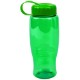 Transparent Grip Poly-Pure Sport Bottle, 27oz. - Tethered Lid