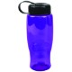 Transparent Grip Poly-Pure Sport Bottle, 27oz. - Tethered Lid