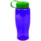 Transparent Grip Poly-Pure Sport Bottle, 27oz. - Tethered Lid