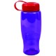 Transparent Grip Poly-Pure Sport Bottle, 27oz. - Tethered Lid