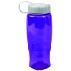 Transparent Grip Poly-Pure Sport Bottle, 27oz. - Tethered Lid