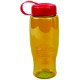 Transparent Grip Poly-Pure Sport Bottle, 27oz. - Tethered Lid