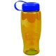 Transparent Grip Poly-Pure Sport Bottle, 27oz. - Tethered Lid