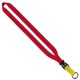 Multi-Color Polyester Lanyard with Slide Buckle Release & Split-Ring, 3/4"