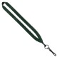 Polyester Lanyard with Metal Crimp & Swivel Snap Hook, 3/4"