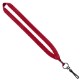 Polyester Lanyard with Metal Crimp & Swivel Snap Hook, 3/4"