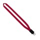 Polyester Lanyard with Plastic Snap Buckle Release, 5/8"