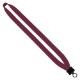 Cotton Lanyard with Plastic Clamshell & O-Ring, 3/4"