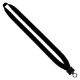 Cotton Lanyard with Plastic Clamshell & O-Ring, 3/4"
